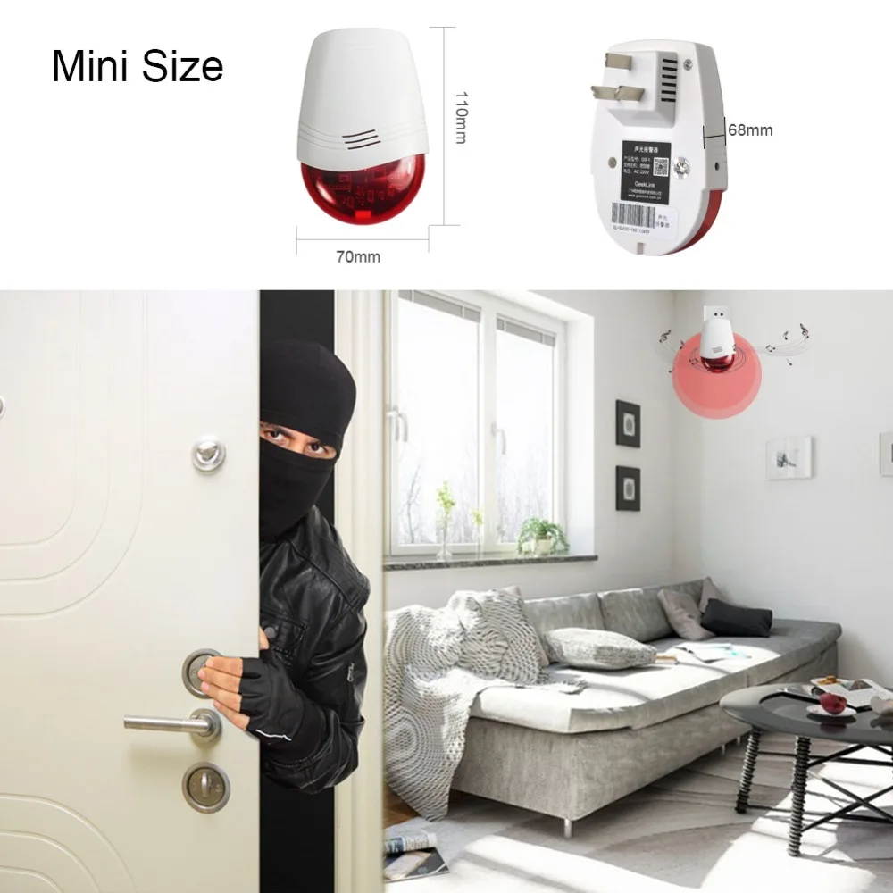 Geeklink Smart Host Work with Alexa Google Home Body Detector Door Sensor Security Suit Alarm Remote Control Monitor Android IOS |