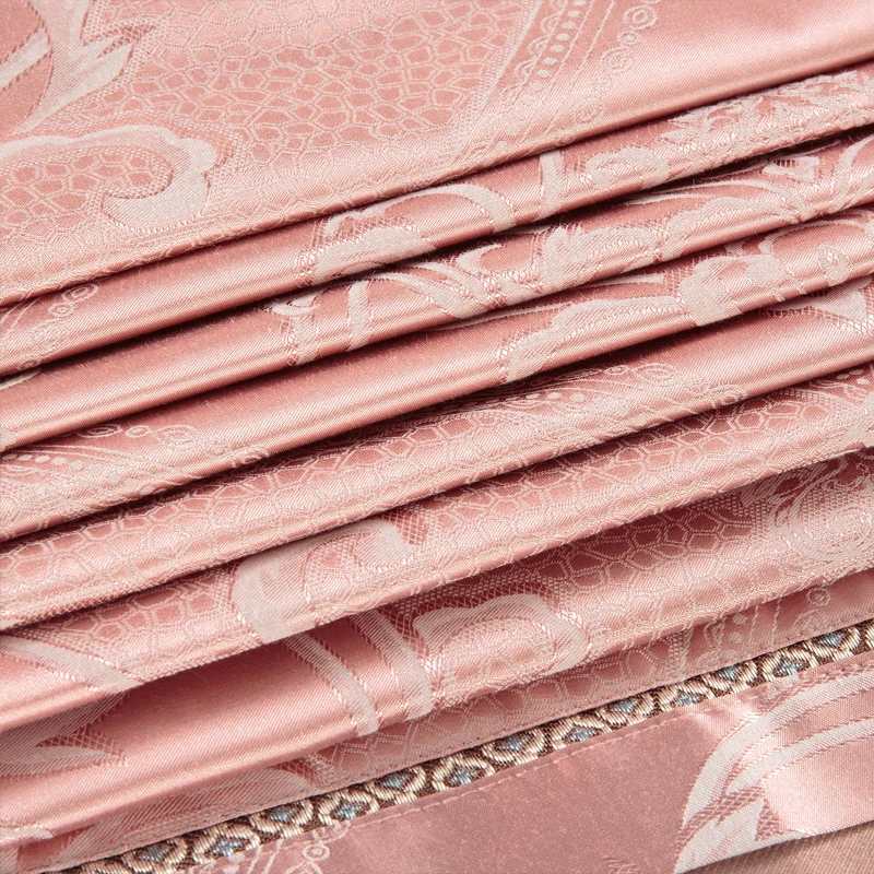 vender 4/6pcs Luxo Queen King Size Conjunto De Roupa De Cama De Cetim Jacquard Algodão Capa De Edredão Conjunto De Lençóis De Cama 40