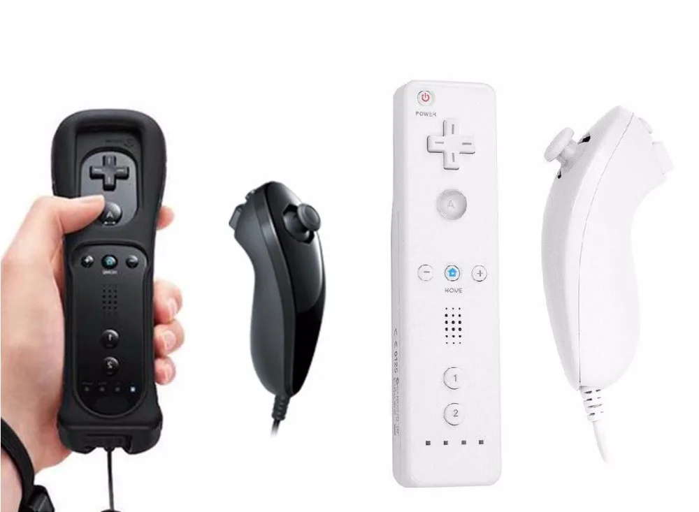 Для Nintend Wii 2 в 1 Набор Беспроводной Bluetooth геймпад пульт дистанционного управления