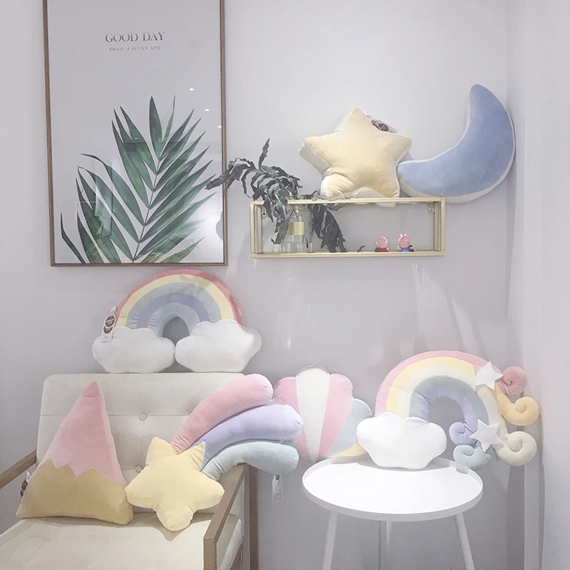 Детская мягкая плюшевая подушка DDWE в скандинавском стиле с