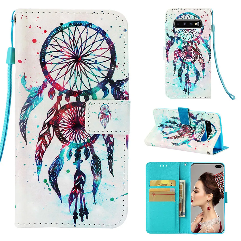 Для samsung Galaxy S10e S10 S9 S8 J6 плюс J4 Core S7 край A9 A7 2018 Примечание 10 8 9 Чехол книжка чехол