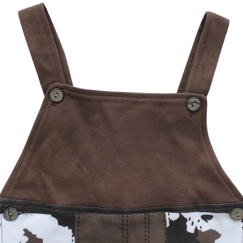 3pcs Baby Boys Toddler Clothing Cowboy Suspenders Overalls Hat and Handkerchief Outfits Easter Purim Event Photo Props Sets |