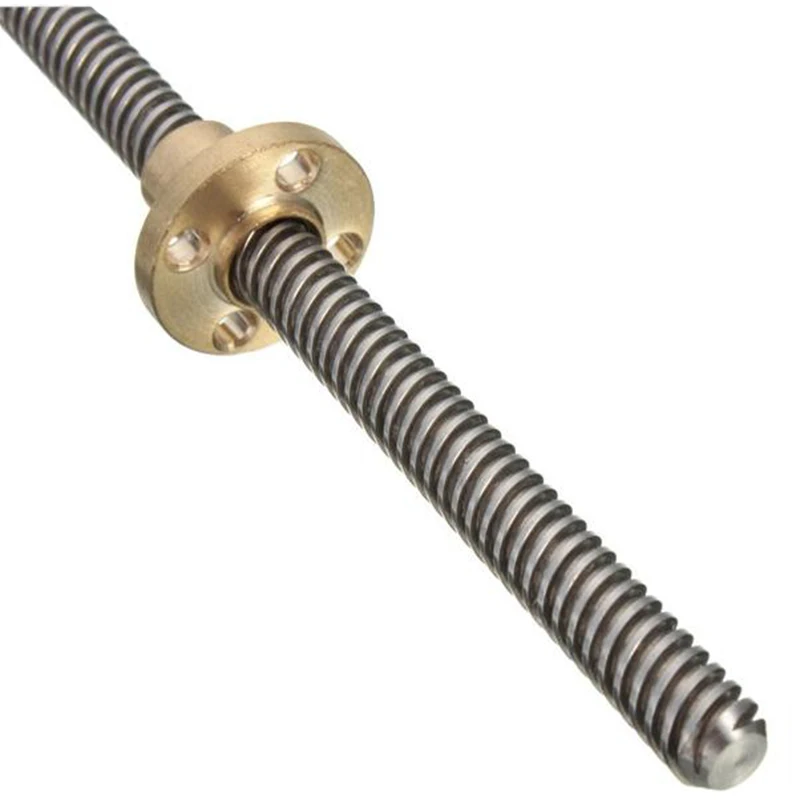 1 шт. 700 мм свинцовый винт 2 Шаг 8 резьбовой с латунной гайкой для 3D принтера |