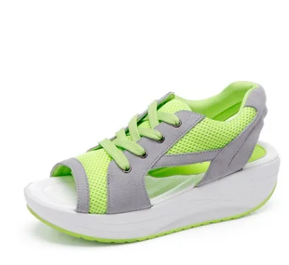 2019 модные летние женские сандалии повседневная сетчатая дышащая обувь на