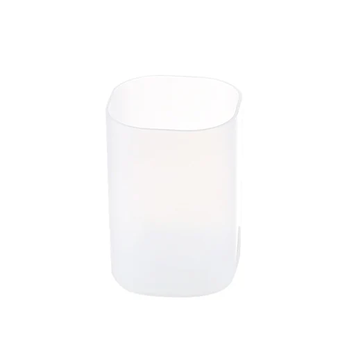 White cylinder Многофункциональная прозрачная настольная коробка для хранения, для домашнего офиса, Кисть для макияжа, губная помада, трубка для хранения, скраб, держатель для ручек, Настольный Органайзер - Цвет: White cylinder