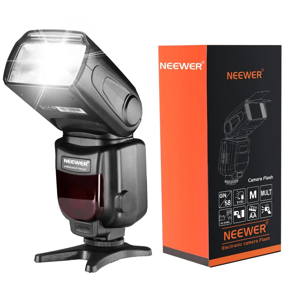 Neewer NW620 ручная Вспышка Комплект Speedlite для цифровой зеркальной камеры Canon Nikon Panasonic