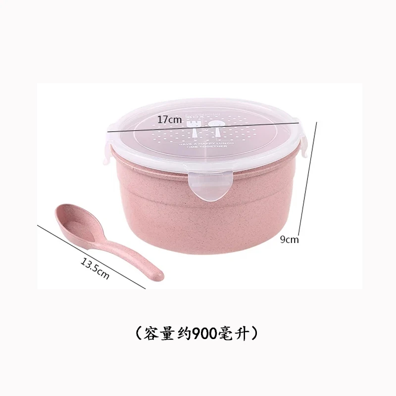 MICCK коробка для ланча из пшеничной соломы кухонный пищевой контейнер с