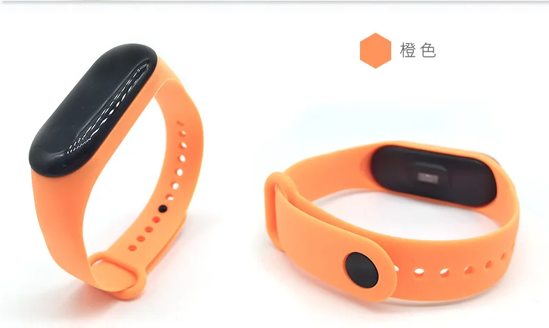 Ремешок силиконовый для Xiaomi Mi Band 3 спортивный браслет смарт часов xiaomi mi band