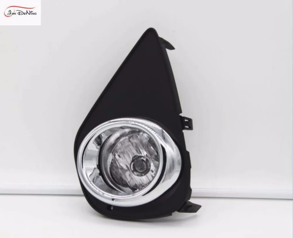 JanDeNing Автомобильные противотуманные фары для Toyota Yaris~ On(тип США) прозрачная галогеновая лампа: H11-12V 55 Вт передние противотуманные фары бампер лампы комплект