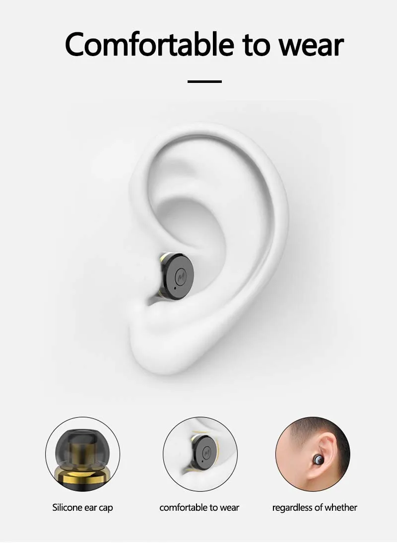 M2 Беспроводные Мини Bluetooth наушники 4,1 стерео наушники микрофон подвесная гарнитура ожерелье беруши металлические для IPhone Xiaomi телефон