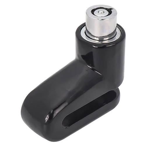 Black Bike Lock Блокировочный диск для велосипеда, стальной замок для велосипеда, замки для безопасности велосипеда, замки для мотоциклов, MTB навесной замок с сигнализацией, мини-ключ, Аксессуары для велосипеда - Цвет: Black Bike Lock