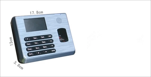 TX628 3 дюймовый цветной экран TCP/IP Распознавание отпечатков пальцев время