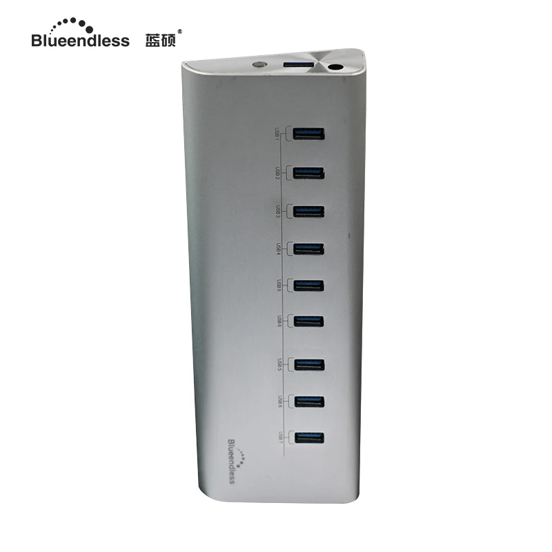 Blueendless 2018 Новое поступление супер Скорость USB 3 0 концентратор 10 Порты Hub