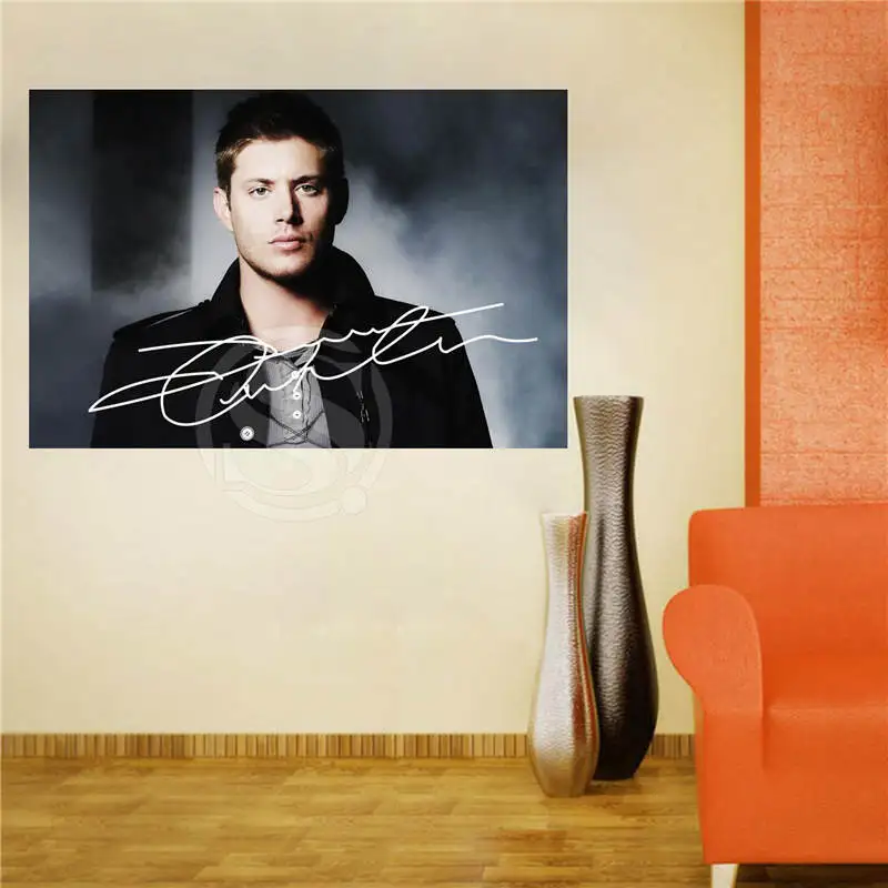 W620F64 необычная картина из сверхнатурального холста jensen ackles настенный постер