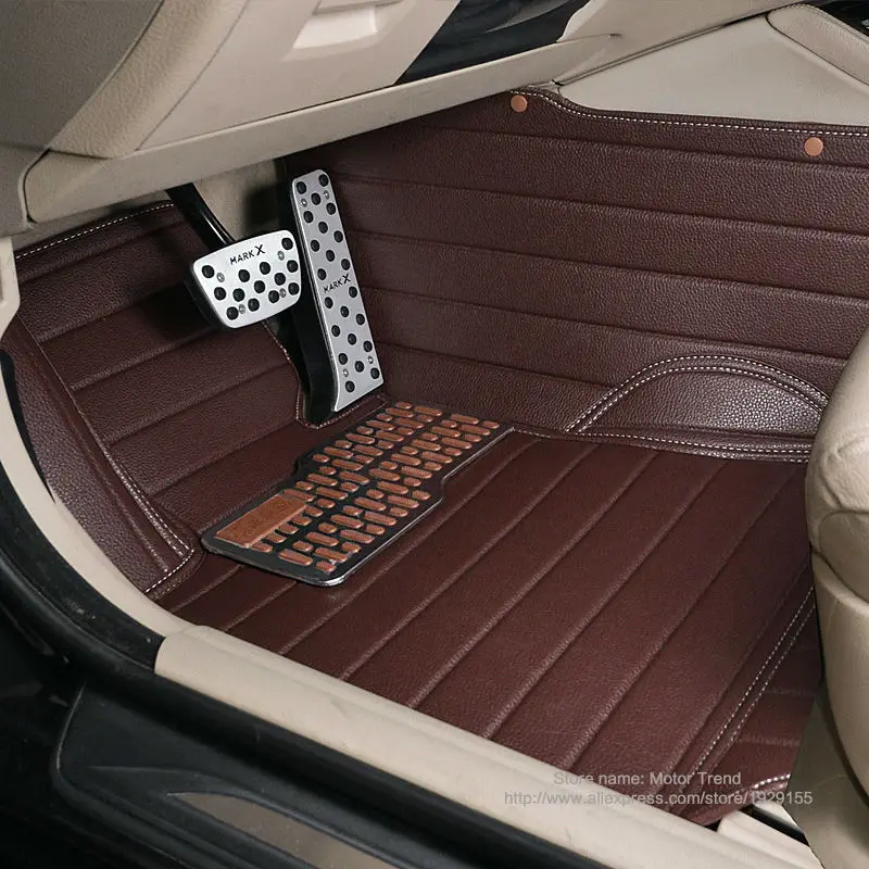 

Custom fit car floor mats special for BMW X4 F26 Leather heavy duty all weather anti slip car styling rugs carpet floor liners