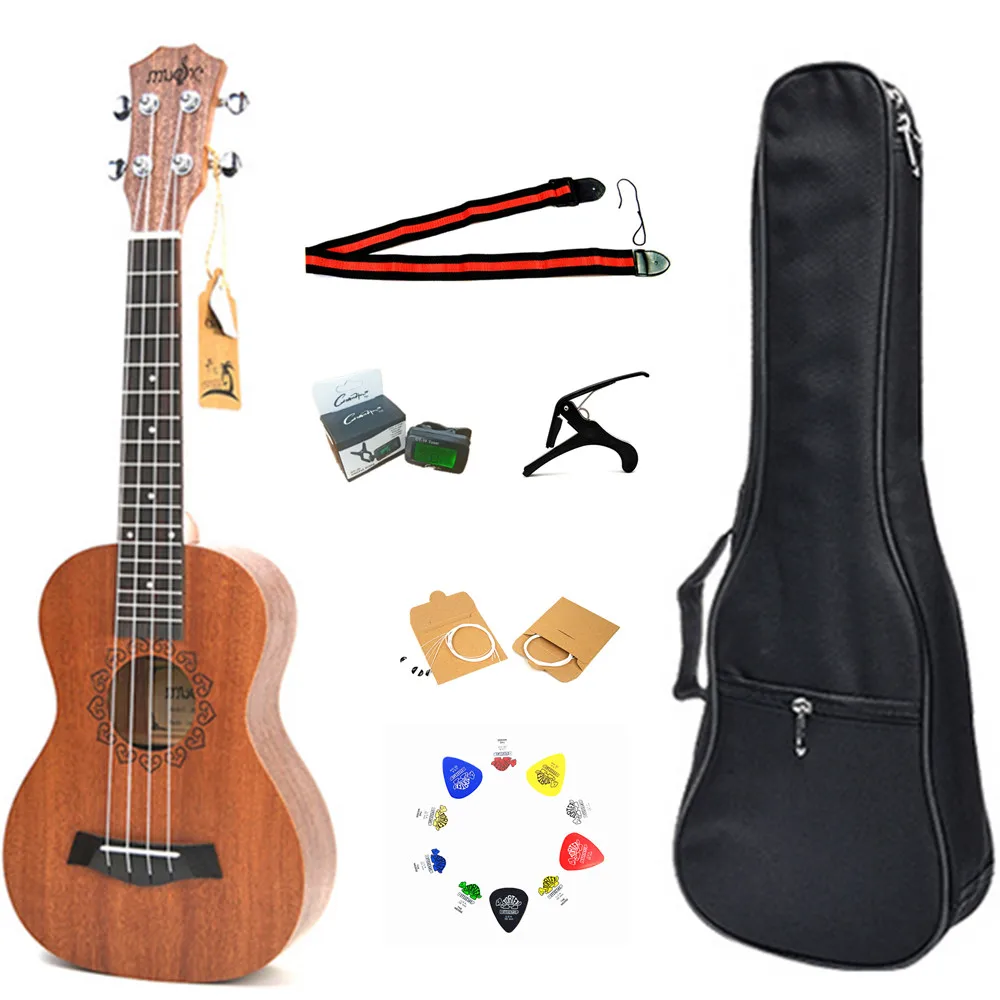 21 дюймов Гавайская гитара с сабидо сердцем|Укулеле| |