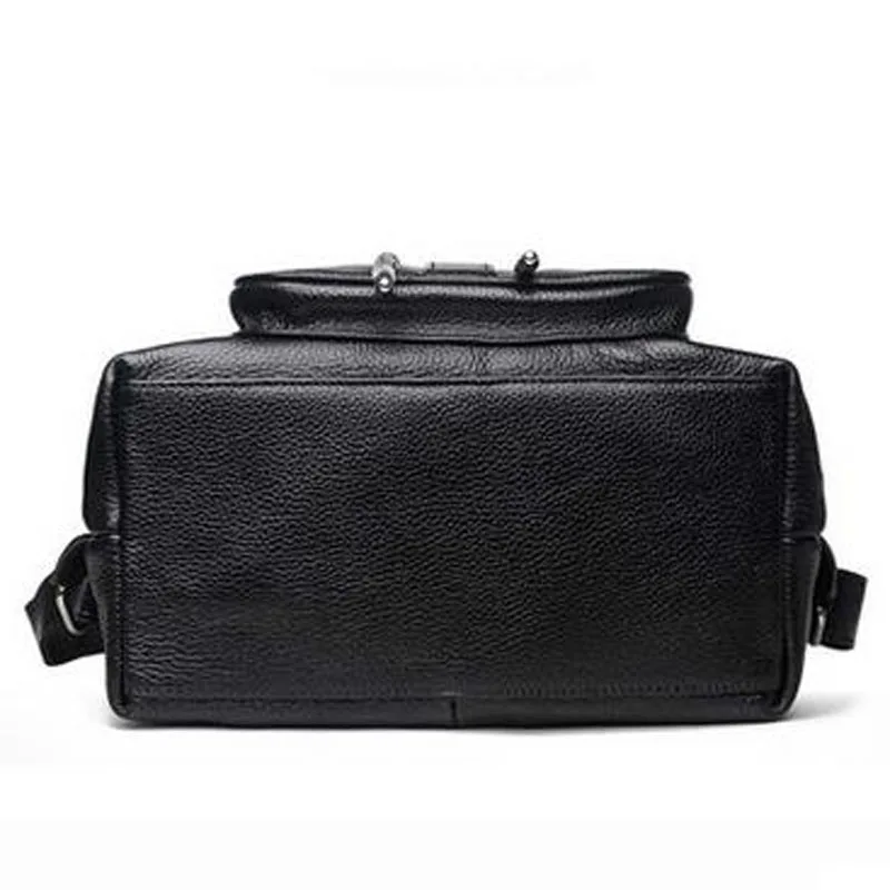 Модный большой женский рюкзак из мягкой натуральной кожи Дамская Повседневная