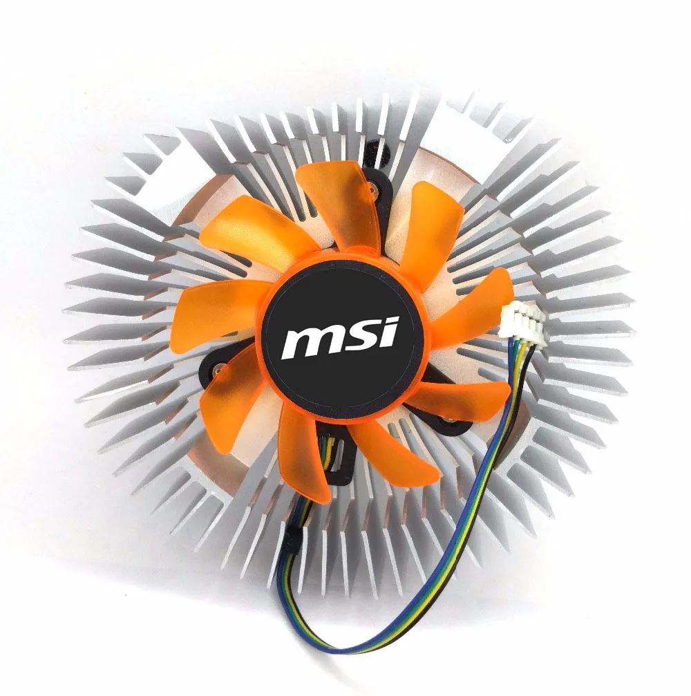 Новый оригинальный PLA07015B12HH-1 12V 0.30A для ZOTAC 9800gt 8800gt 4670 5670 5750 5770 43 мм Алюминий радиатора Вентилятор охлаждения