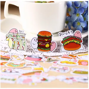 40 шт. креативные kawaii самодельные наклейки для кухни для гурманов красивые наклейкидекоративные наклейкисамодельные фотоальбомы