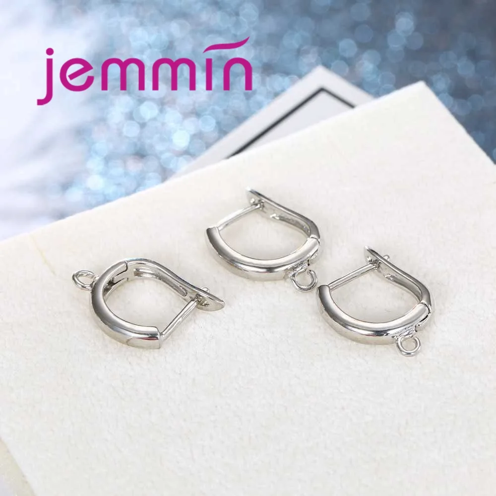 

High Quality Hoop Earrings 925 Sterling Silver Women Anniversary Engagement Dance Party Accessories Hot Sale