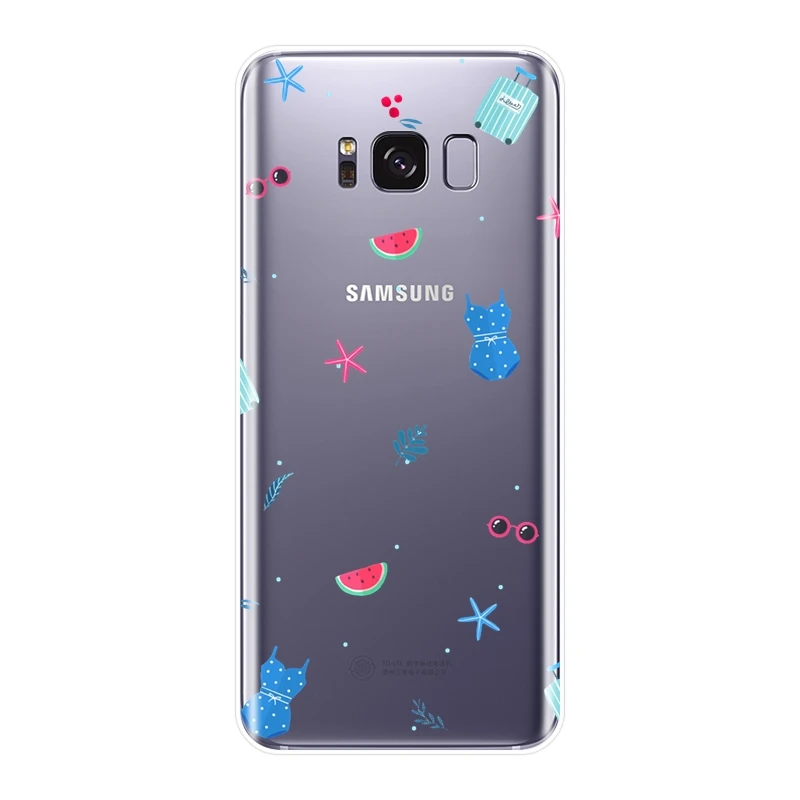 Силиконовый чехол для Samsung Galaxy Note 9 8 5 4 S5 S6 S7 Edge S8 S9 Plus | Мобильные телефоны и