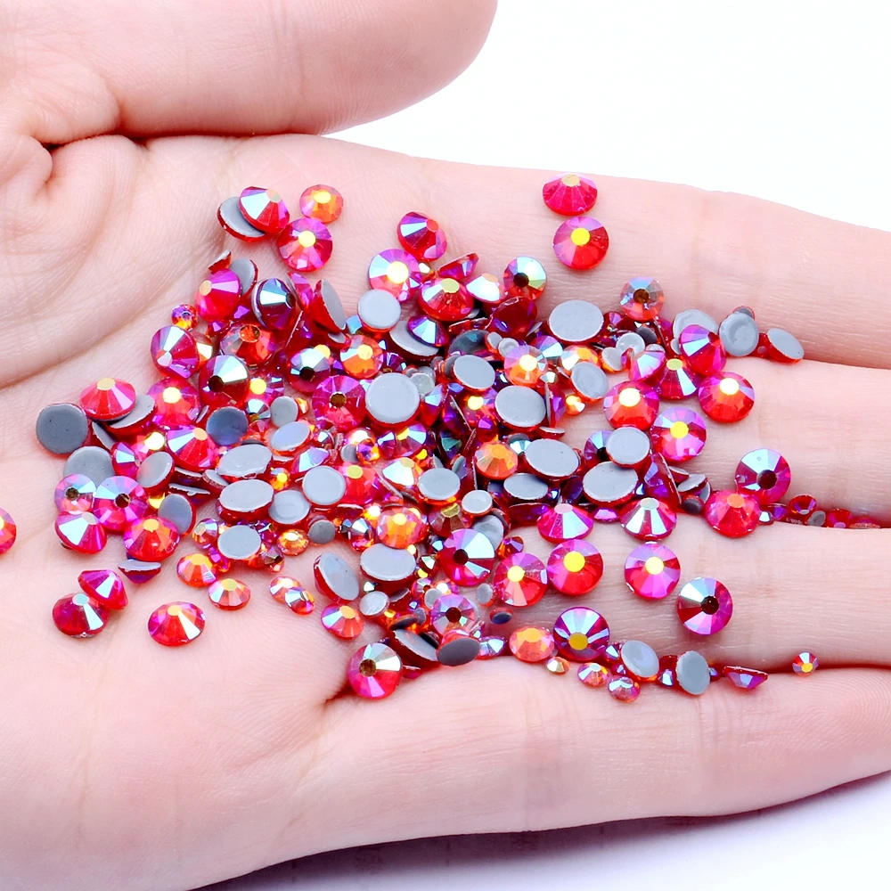 

Hotfix Rhinestones High Quality Hyacinth AB Color With Glue Backing Iron On Perfect Clothes Shoes Dresses DIY Decorations