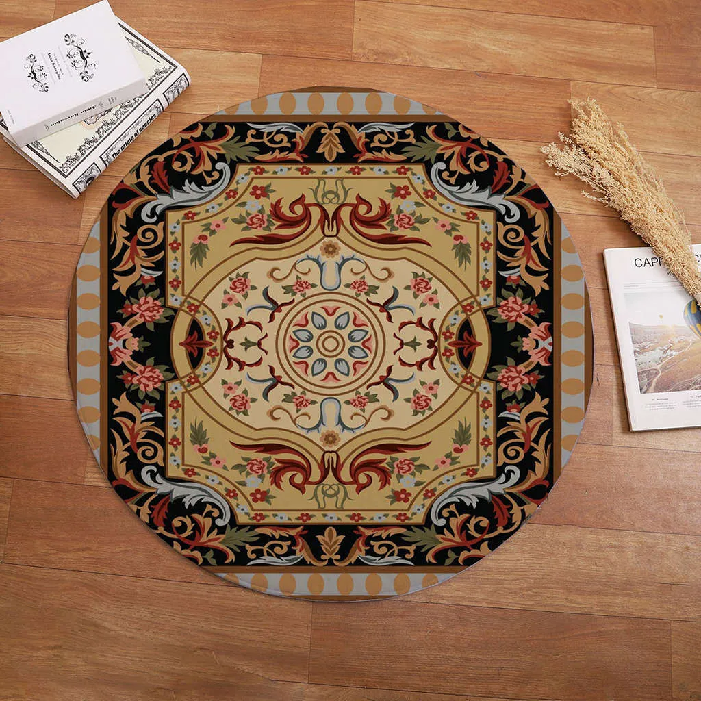 Круглый коврик ковры для гостиной комната в стиле арт деко ковер спальни кабинет