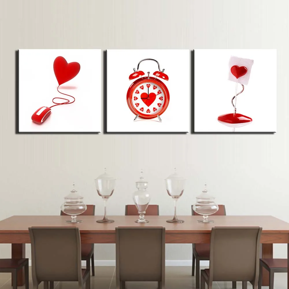 love still life Pictures Painting on Canvas Wall Art Modern Stretched and Framed Giclee Prints Poster for Living Room | Дом и сад