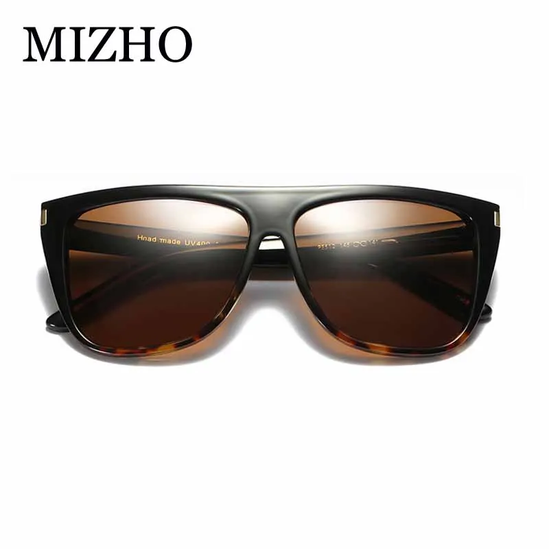

MIZHO Black Rhinestone Plastic Sunglasses Polarized Women Square Summer Fashion Brand Design Trendy BigFemale Sun Glasses