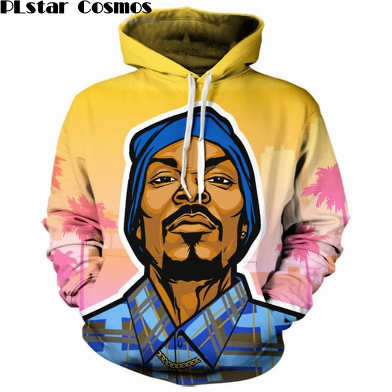 PLstar Космос Snoop Dogg принт 3D толстовки для мужчин/для женщин в стиле хип хоп