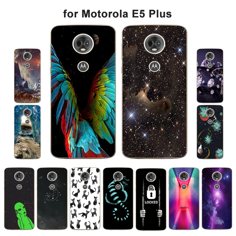 Чехол для телефона Motorola E5 Plus чехол MOTO E5Plus мягкий силиконовый MOTOROLA | Мобильные