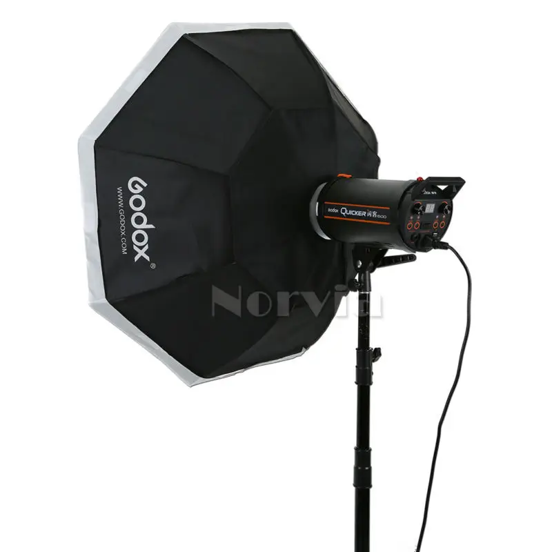 2 шт. Godox 95 см Bowens подключение фотостудии восьмиугольник софтбокс Мягкая коробка стробоскоп высокоскоростная камера вспышка для фотографирования