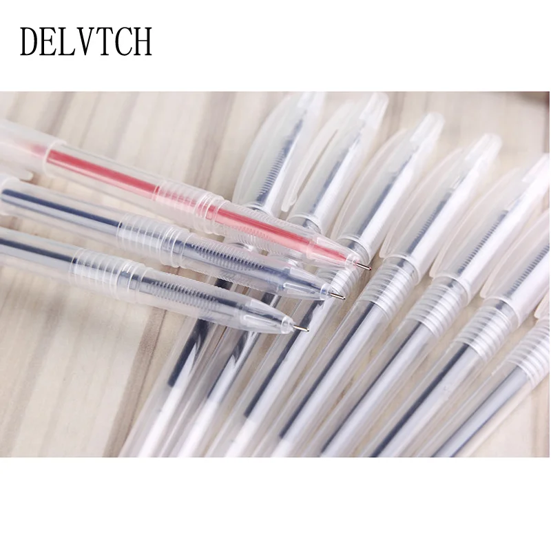 Гелевая ручка DELVTCH 0 5 мм 30 шт./лот сменный наконечник и 3 шт. гелевая для костюма