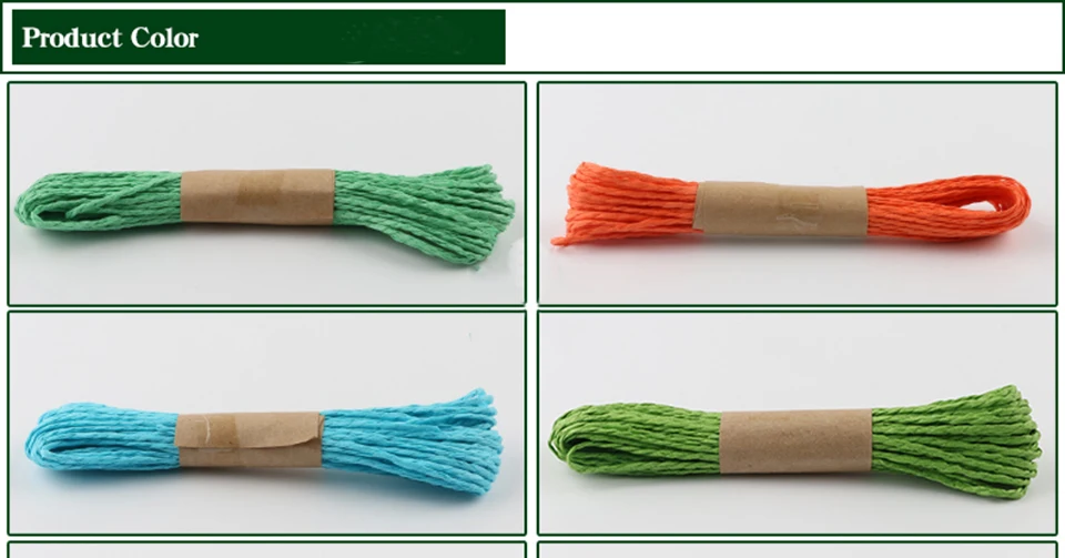 MoTiRo,30Y/Lot,Paper Rope Material DIY,Twisted Paper Rattan Rope For Children/Handmade/Creative Paste Painting/Educational Toys