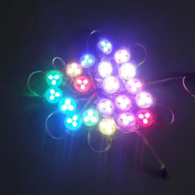 Полноцветный 30 мм 3 светодиода s 5050 SMD UCS1903 rgb светодиодный пиксельный модуль