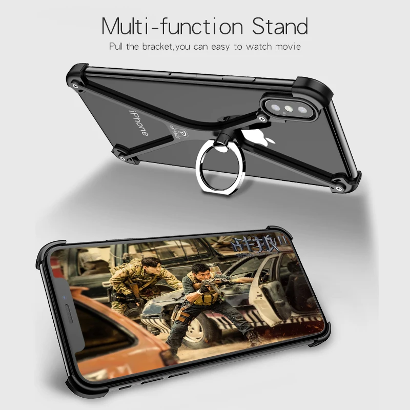 OATSBASF X Форма кольцо держатель чехол для телефона iPhone персональный металлический