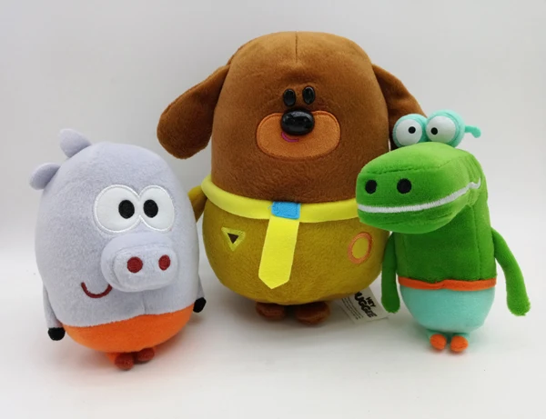 set of 3 Новая Хей Duggee Woof Duggee Roly Веселая плюшевая игрушка кукла - Цвет: set of 3