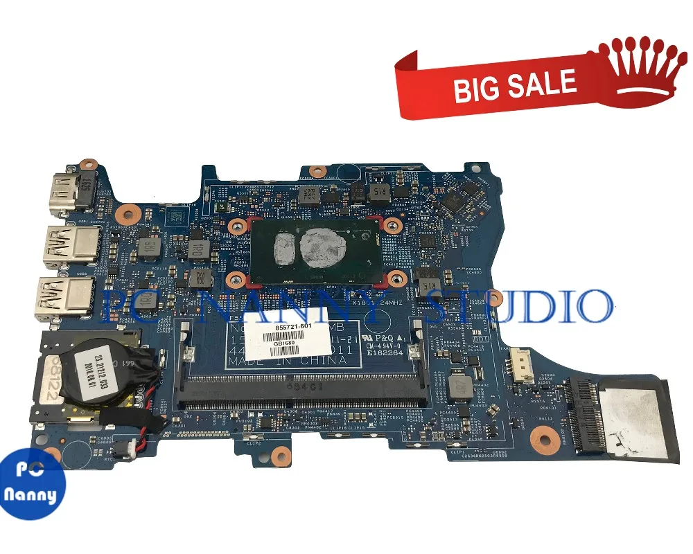 PCNANNY для HP Pavilion X360 Convertible 11 U материнская плата ноутбука i3 6100U 855721 601 001
