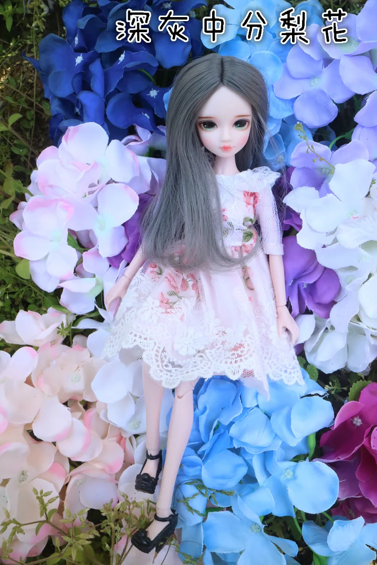 1/6 BJD Blyth кукла шарнир тело с макияж, в том числе волосы, Окрашенные Глаза, одежда для девочек ледяной