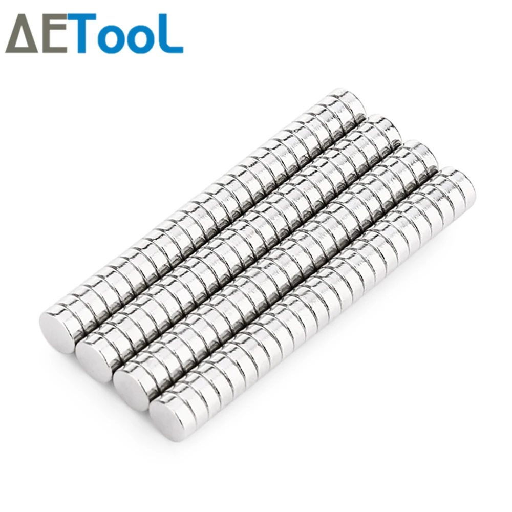 AETool маленький магнит N38 3x1 4x1 10x1 12x1 12x2 15x1 15x2 мм неодимовый постоянный Неодимовый