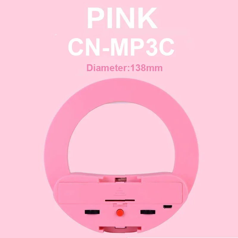 Профессиональный портативный светодиодный двухцветный кольцевой светильник MP3C