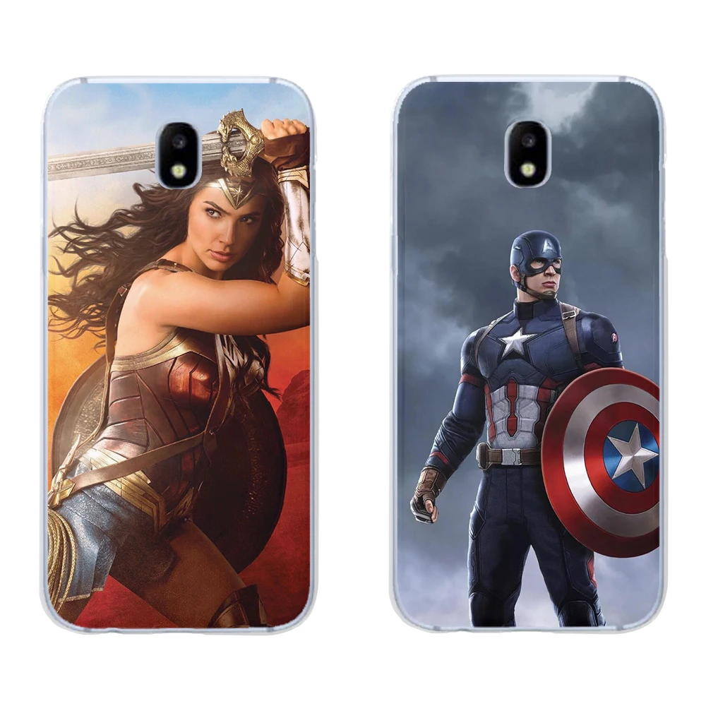 Fashion Phone Case For Samsung Galaxy J3 J4 J5 J6 J7 J8 Plus 2016 2017 2018 Miracle Hero Iron Man Spiderman Soft Silicone Cover |