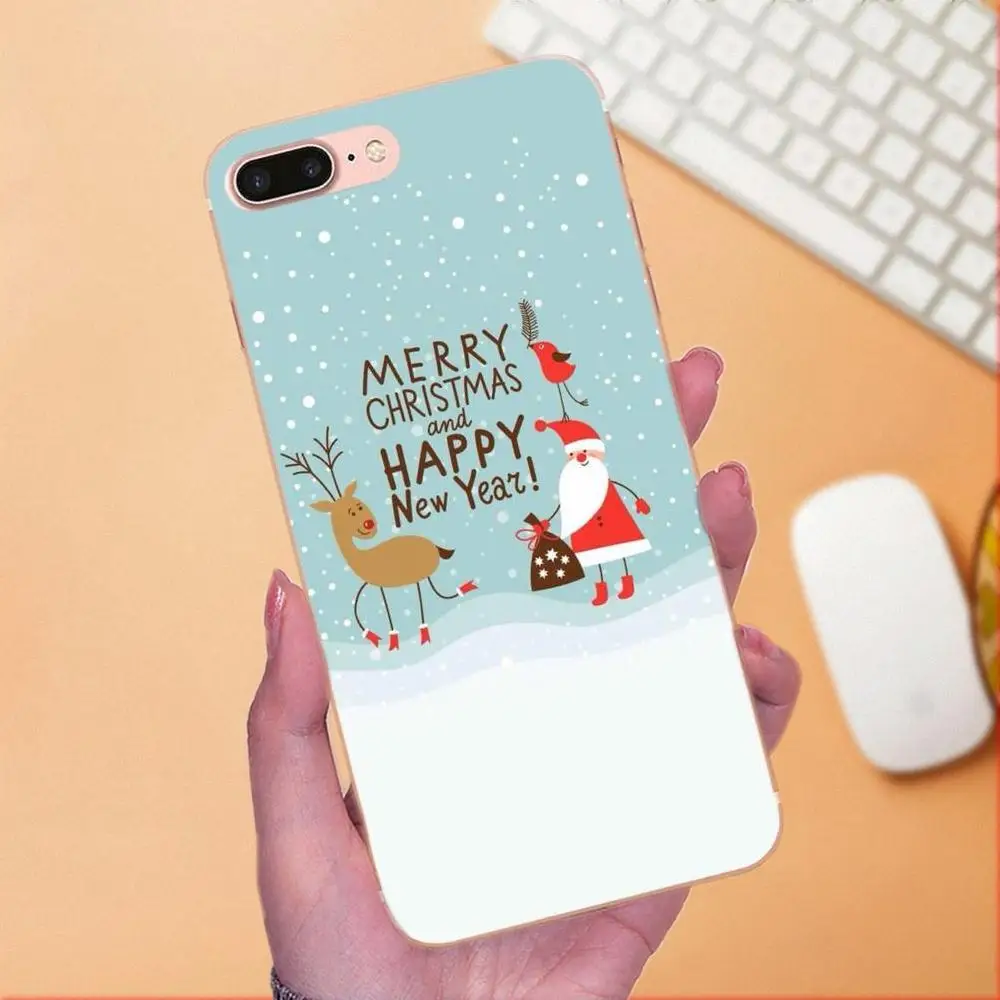 Красивая счастливая Рождественская звезда для Sony Xperia Z Z1 Z2 Z3 Z4 Z5 compact Mini M2 M4 M5 T3 E3 E5 XA