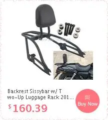 Пассажирская спинка Sissy коврик для барной стойки подходит для Harley Softail 2006- Fatboy 2007