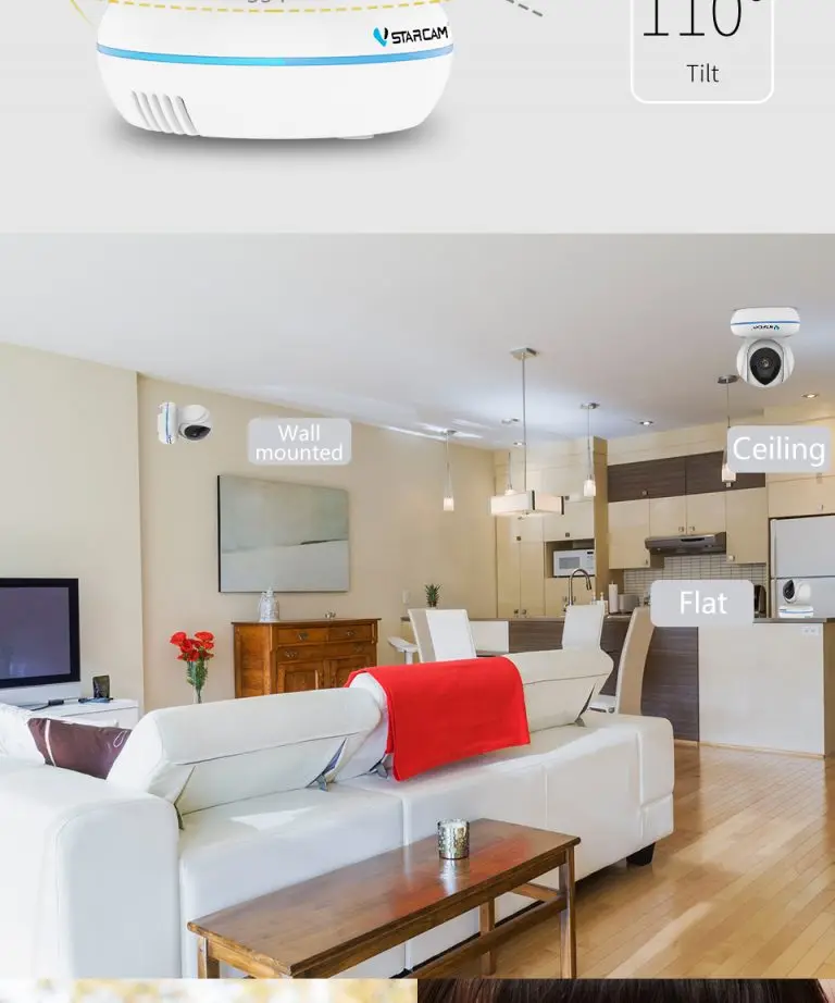 VISTARCAM C22Q 4MP 2 K HD PTZ беспроводная wifi ip-камера Поддержка 5G wifi
