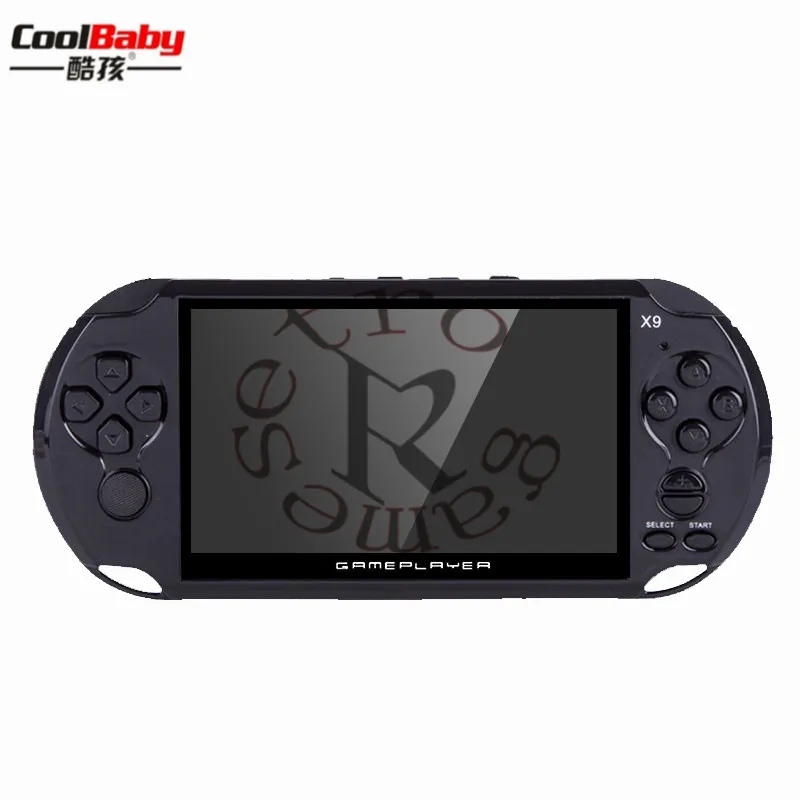 Новое поступление 5 0 большой Экран ручной x9 gameplayer ТВ Out с MP3/фильм Камера