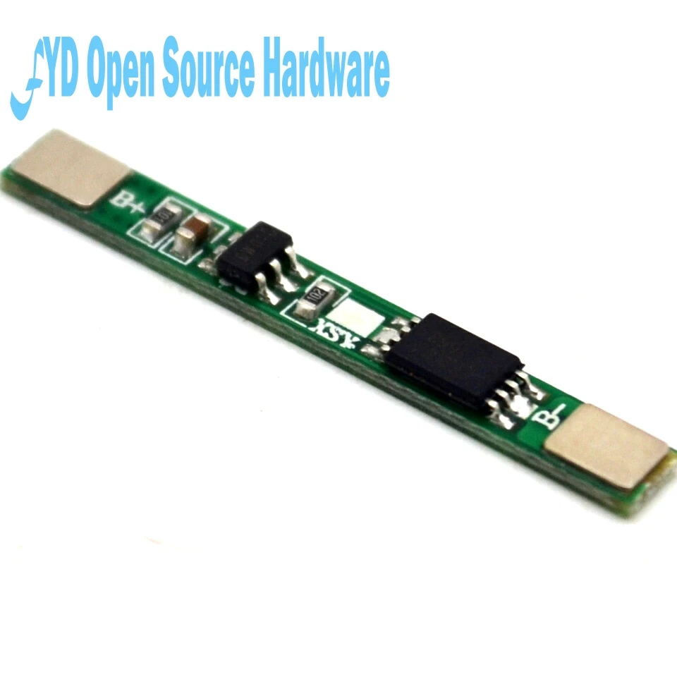 Однострунная Защитная плата для полимерного литиевого аккумулятора 18650 3 7 в IC 2A