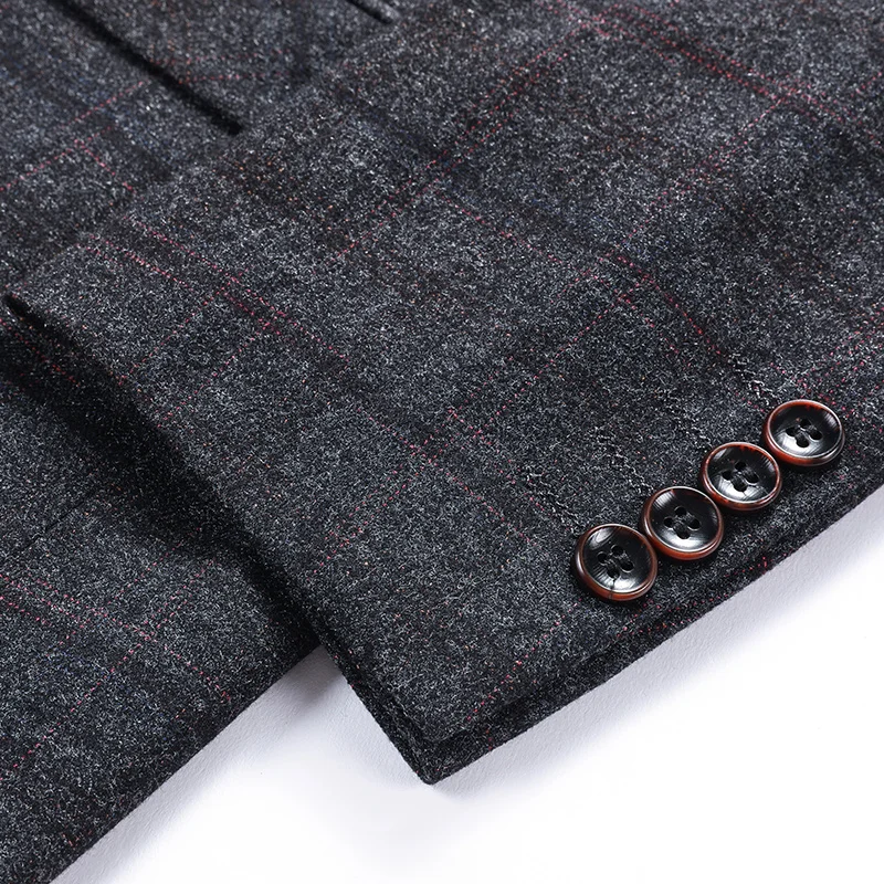 Качественные Брендовые мужские спортивные пиджаки 2019 осенние смокинги для