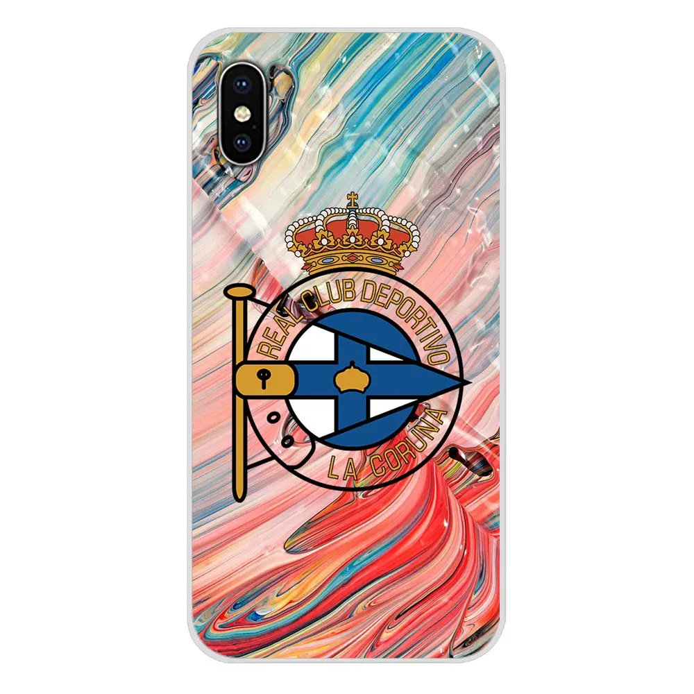 Для Nokia 2 3 5 6 8 9 230 3310 1 7 Plus для LG Q6 X Power Испания спортивный логотип La Coruna FC чехол из