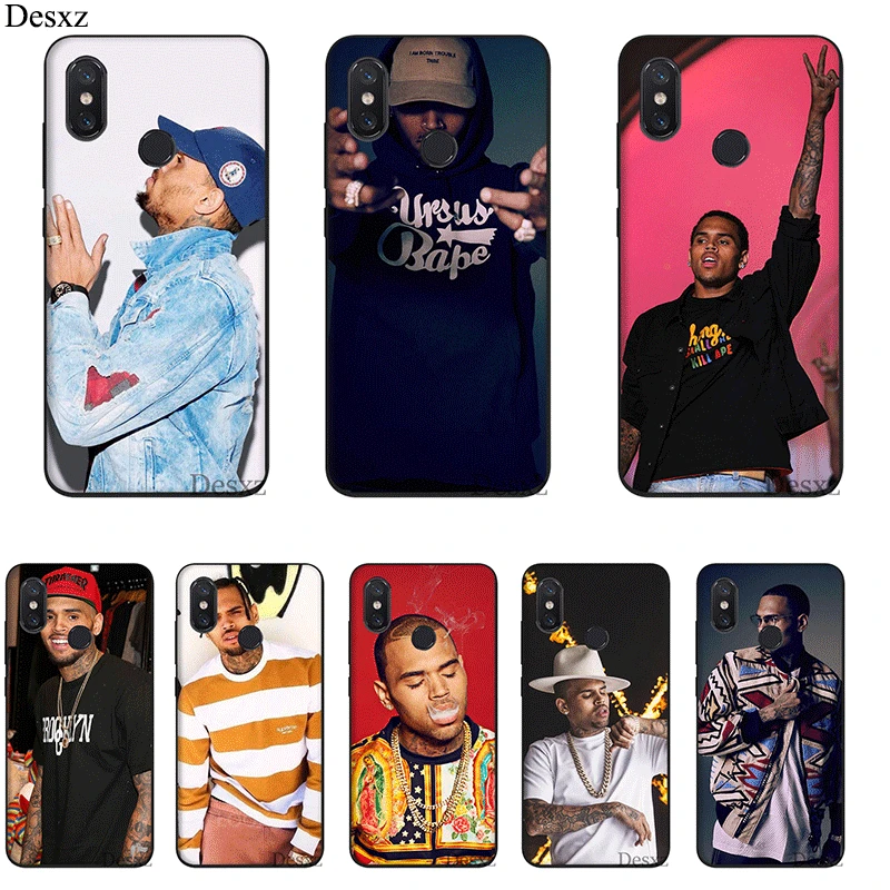 Чехол для телефона Xiaomi MiMAX3 6 8 9 10 SE A1 2 3 9T CC9 E Pro LiteSilicone Cover Chris Brown Breezy Bag | Мобильные
